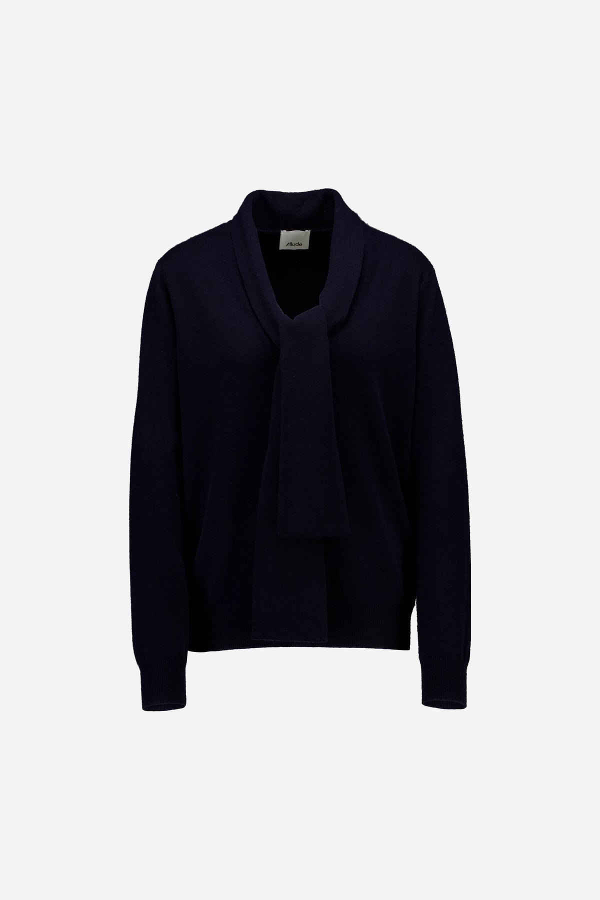 Woll-Mischung Pullover in Navy