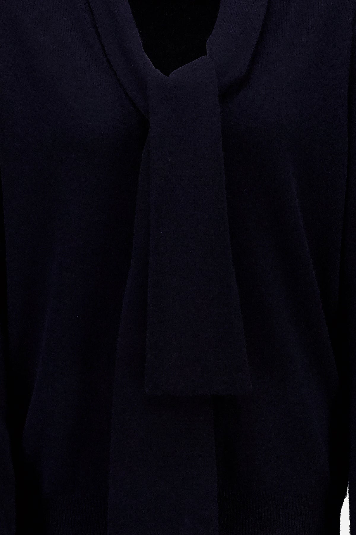 Woll-Mischung Pullover in Navy