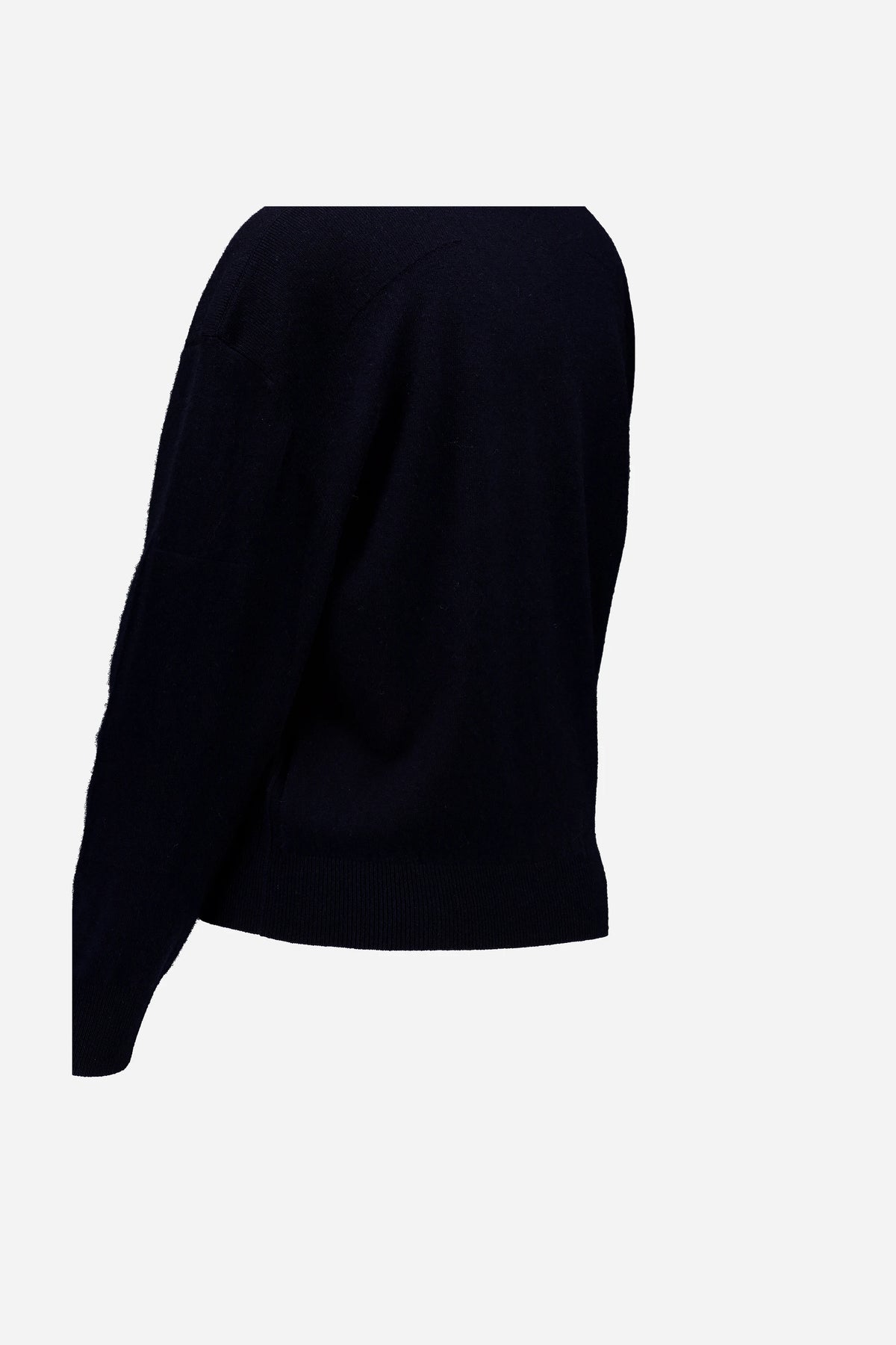 Woll-Mischung Pullover in Navy