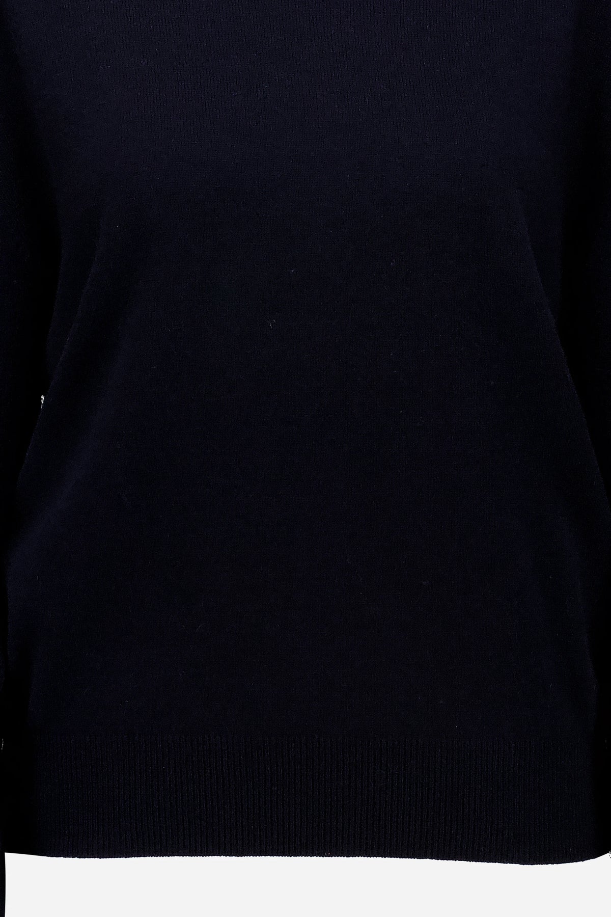 Woll-Mischung Pullover in Navy