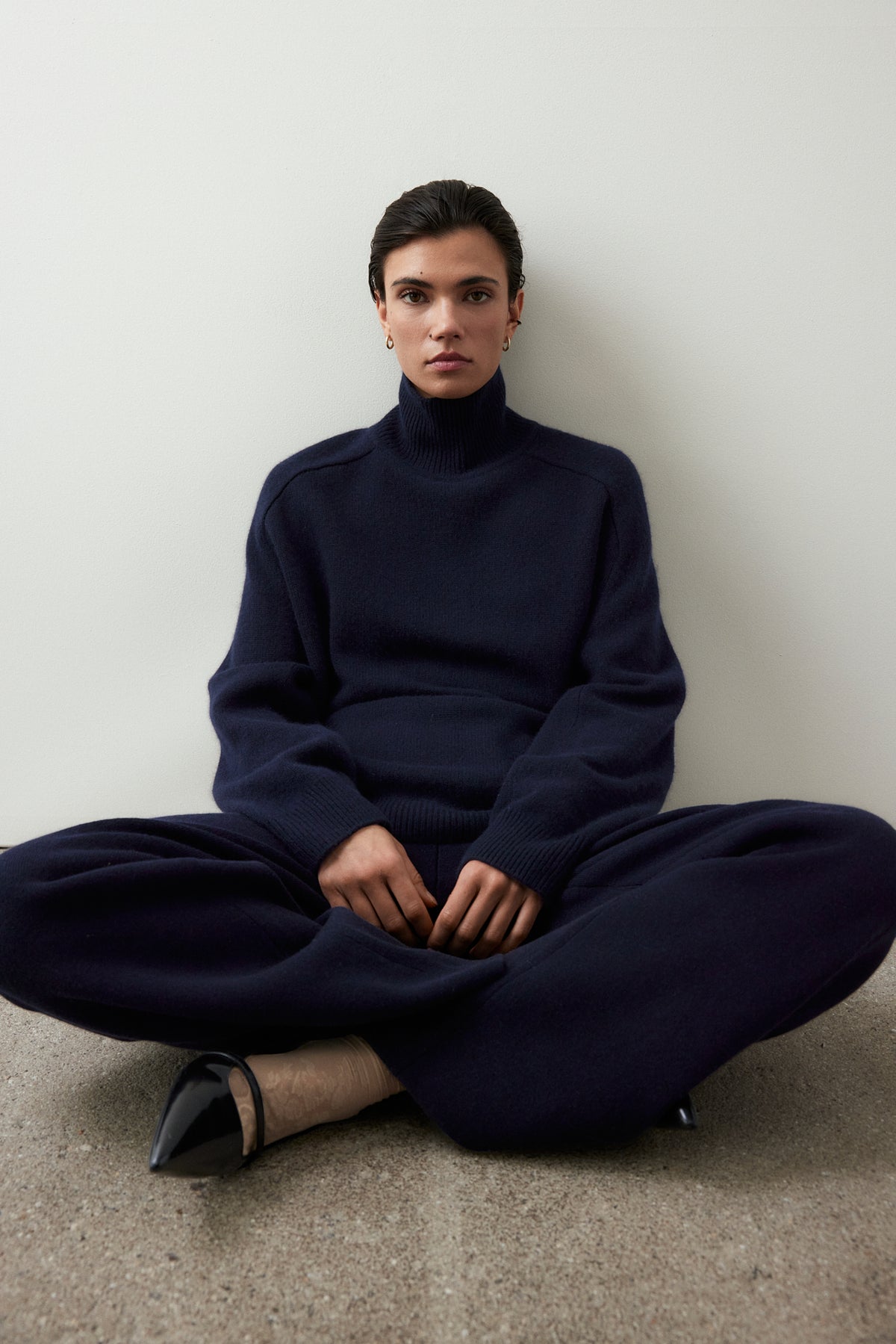 Cashmere Pullover in Navy