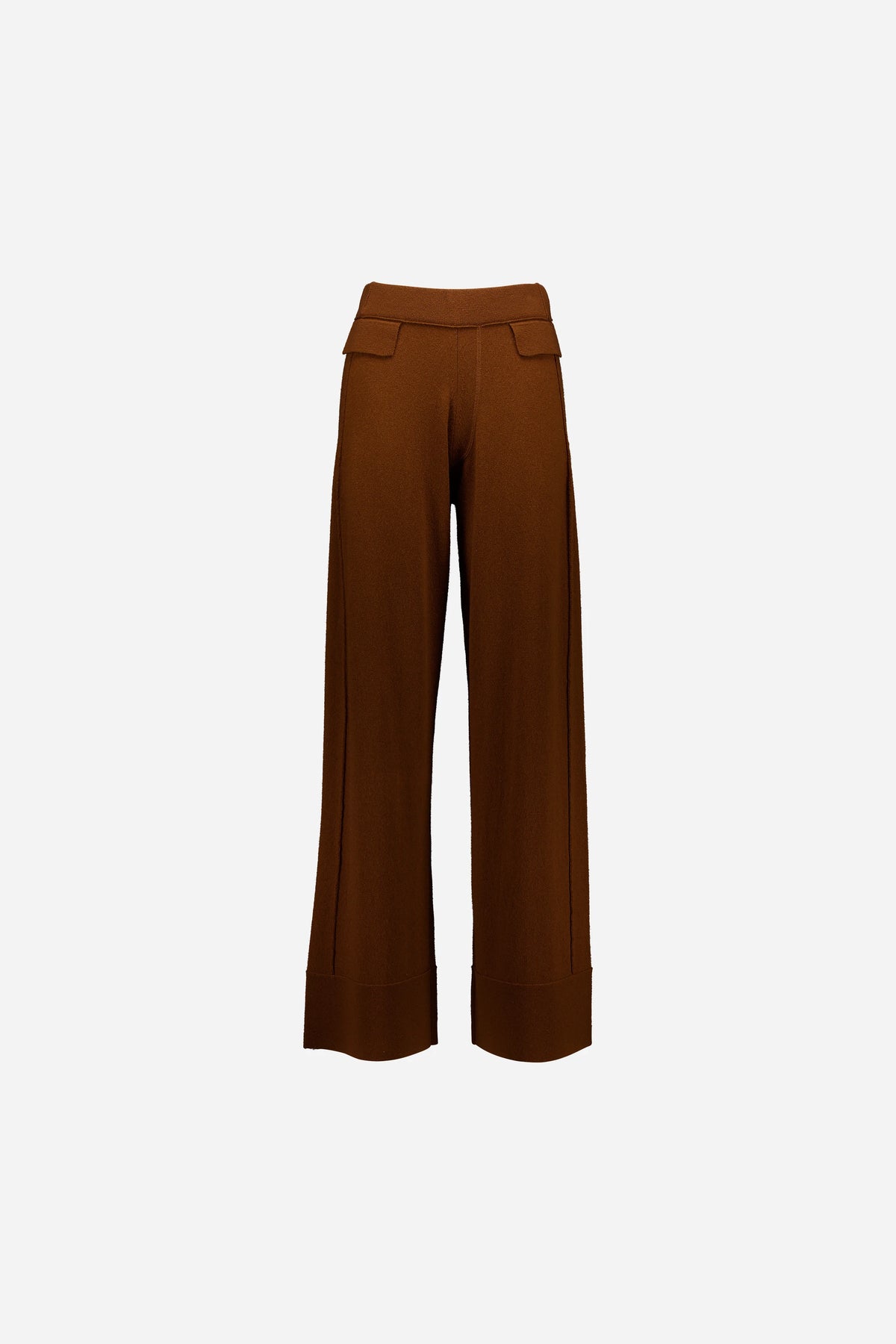 Woll-Mischung Hose in Beige