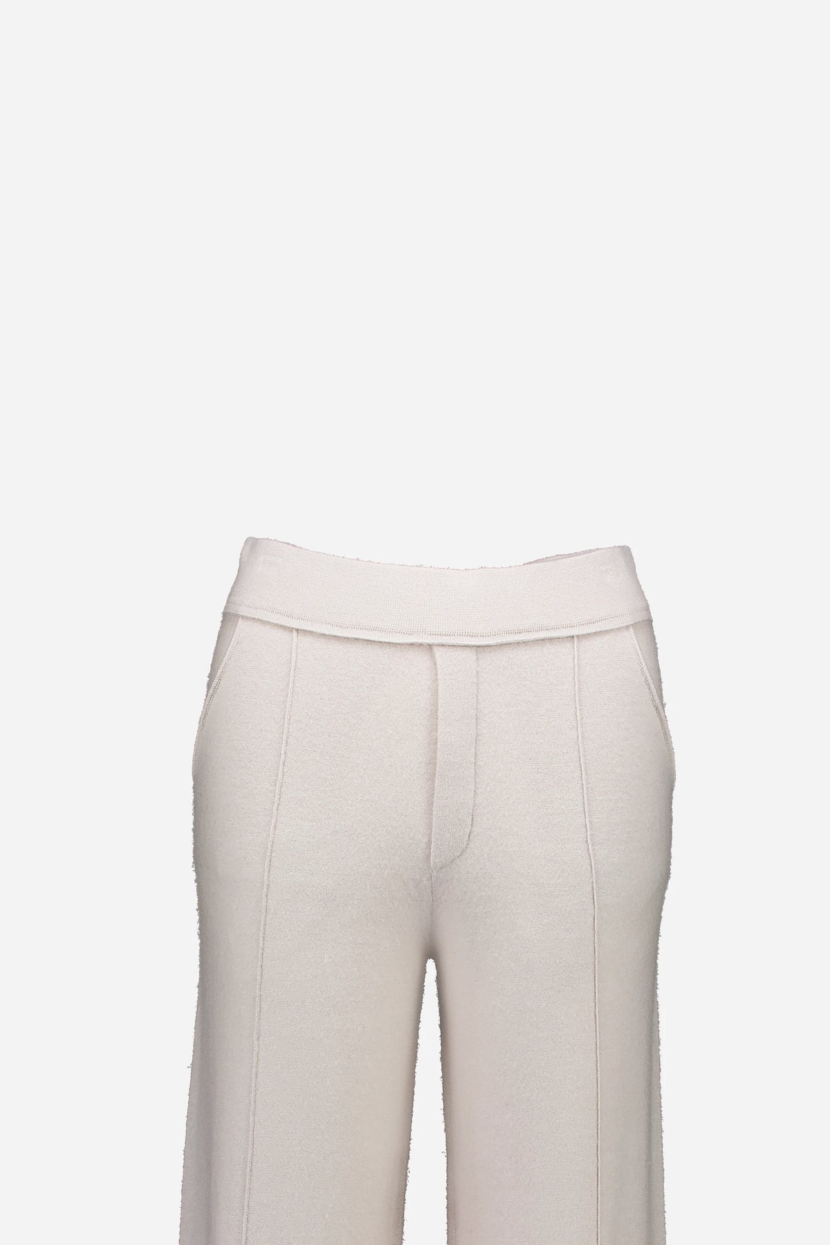 Woll-Mischung Hose in Grau