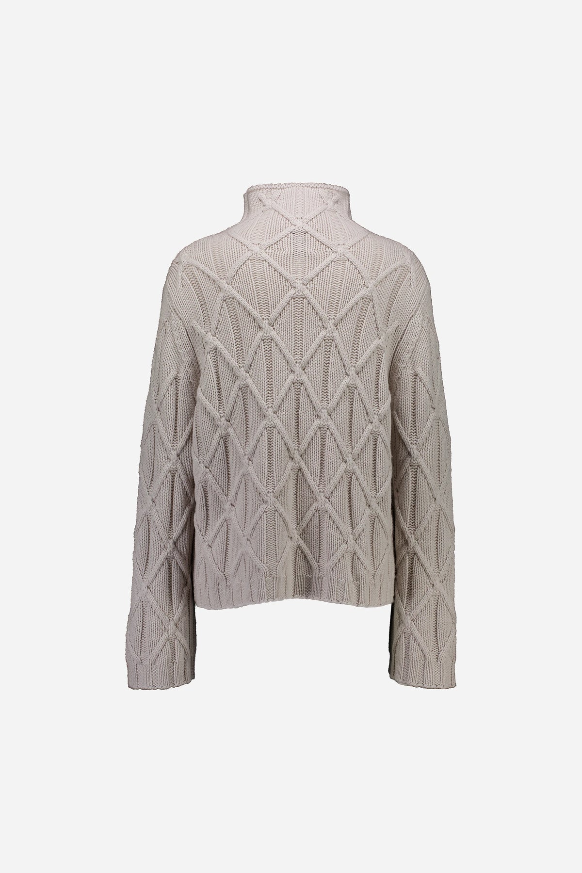Woll-Mischung Pullover in Beige